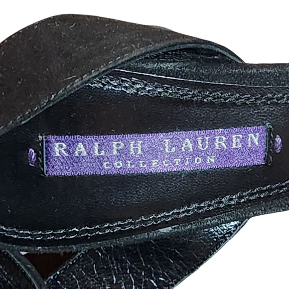 Ralph Lauren Heels Suede Purple Label Women's Shoes Size 8 - Picture 2 of 9